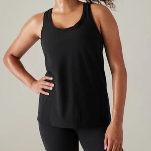 NWT ATHLETA Ultimate Scoop Tank Black 1X